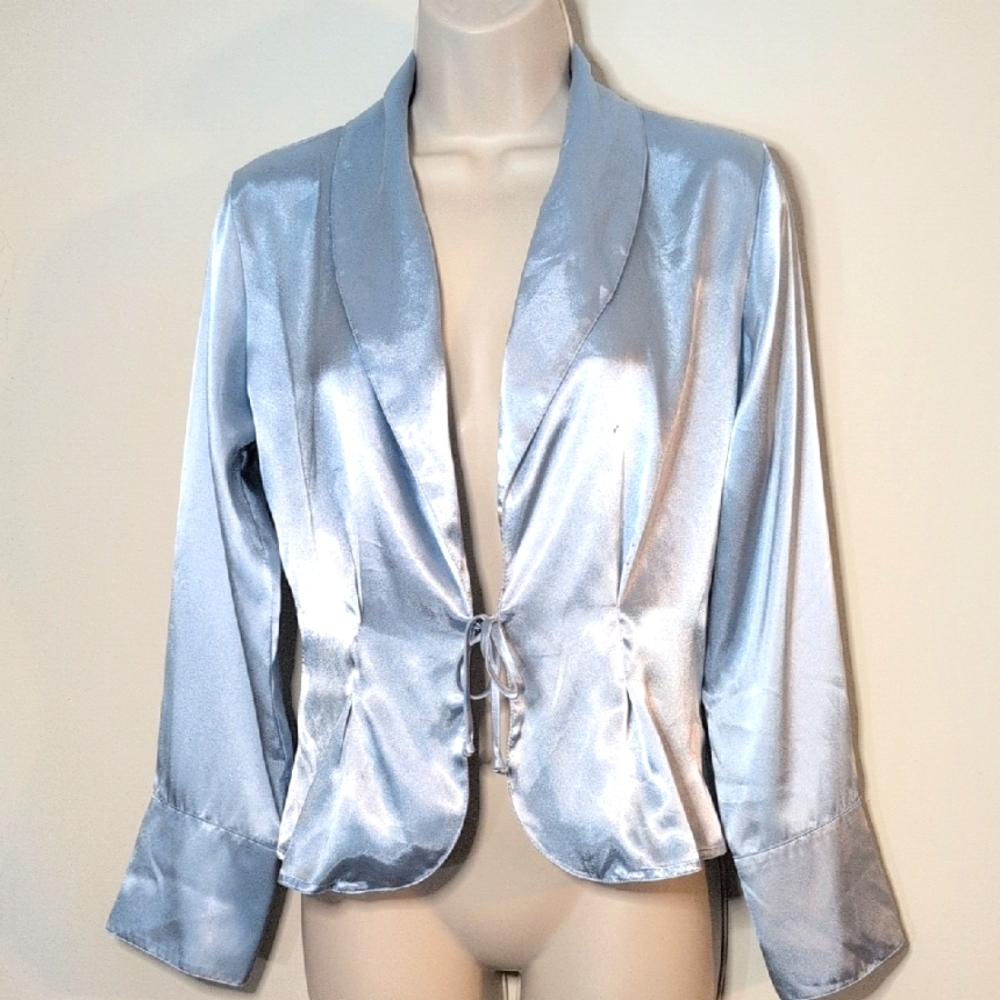 Jones New York Charmeuse Shrug/Blazer/Bed Jacket